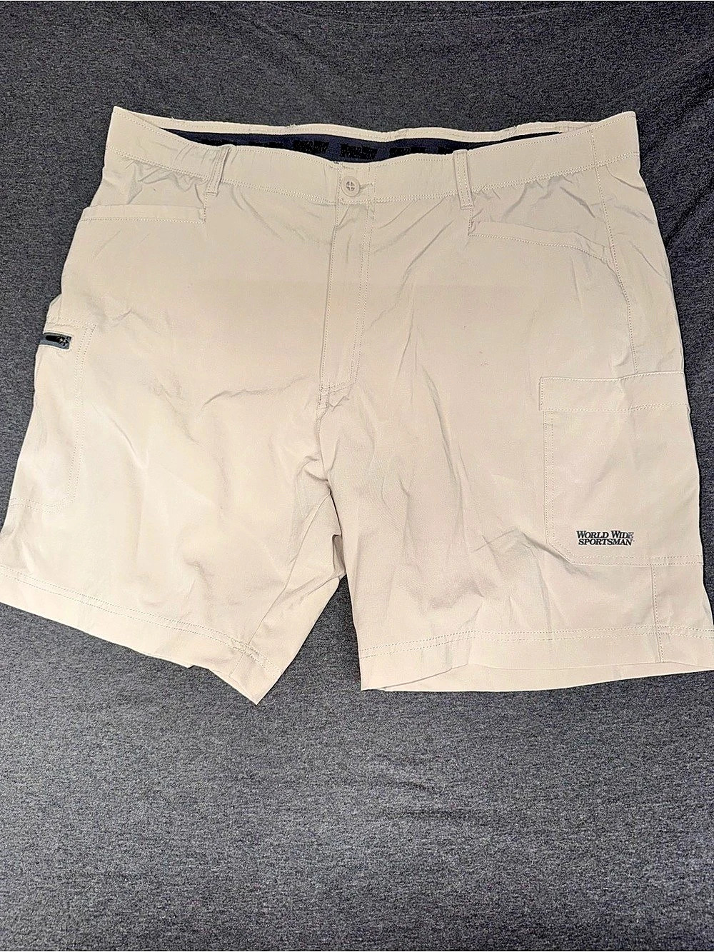 World Wide Sportsman Shoreline Cargo Shorts Size 44 Beige